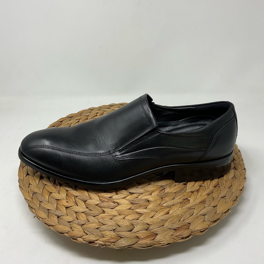 ECCO Men's Citytray Bike Toe Slip on Loafer Black Size 12-12.5